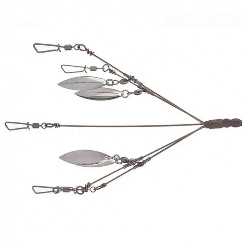Hot Umbrella Fishing Lure Rig 5 Arms Alabama Rig Head Stainless