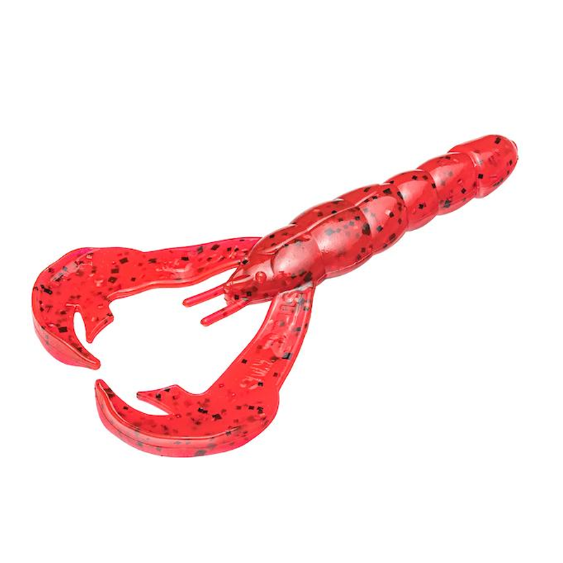 Strike King Rage Tail Space Monkey - Double Header Red